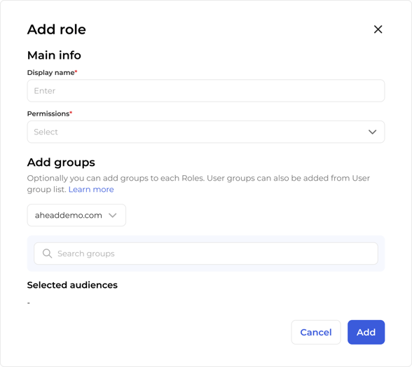 Modal_ Add role