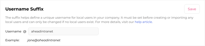 Username
